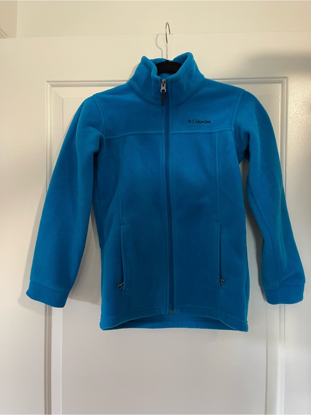 Columbia Boys Blue Fleece Full-Zip Jacket - Size M